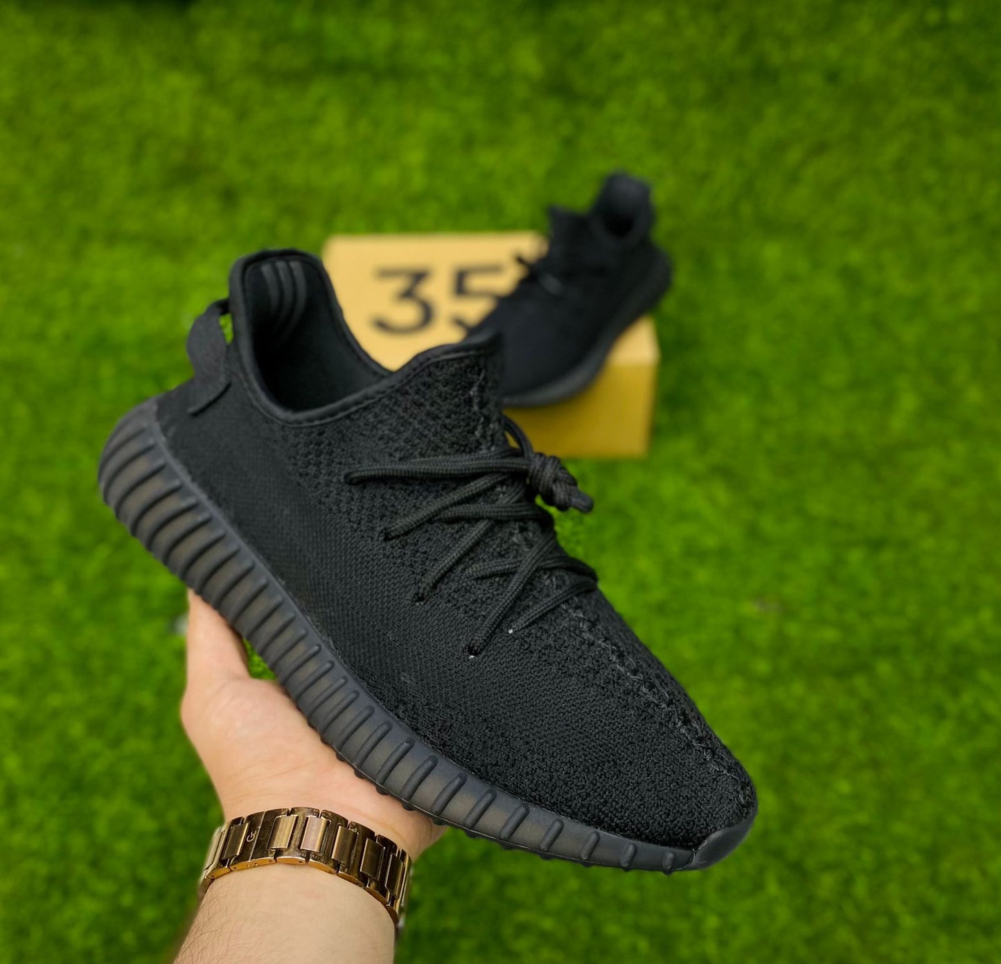 "Yeezy" Boost 350 V2 Black (Non-Reflective) Shoes Sneakers