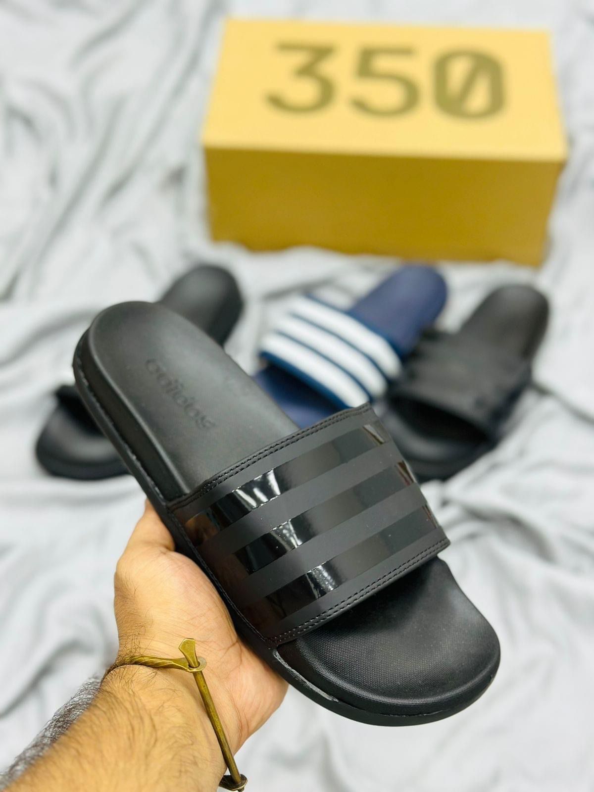 "'-Adidas-" Slippers | 8001 Black