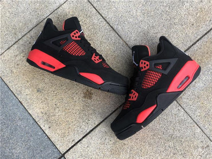 AJ 4 Retro Red Thunder Shoes Sneakers Premium Batch