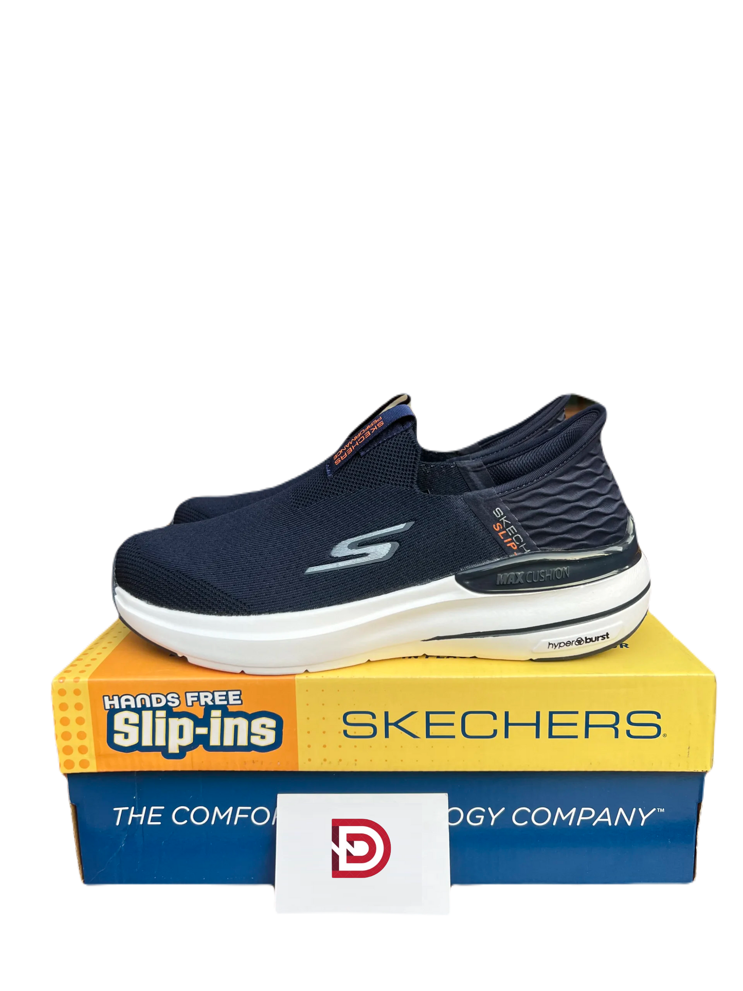 "Ske-chers" Max Cushioning Hyper Burst Dark Navy