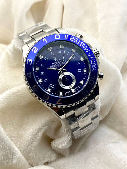 Silver & Blue Yacht-Master