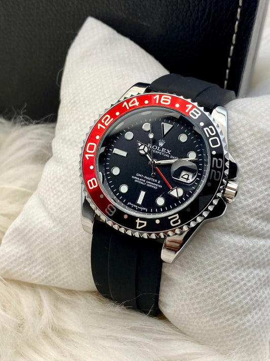 RLX GMT Master Date Just Black & Red