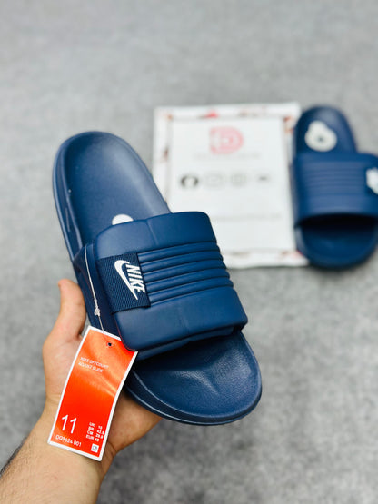 "-Nike-" Slippers | 5001 Navy