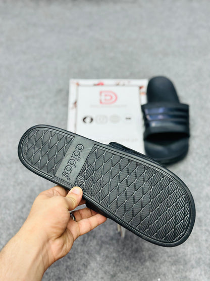 "-Adidas-" Slippers | 8001 Black