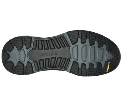 "Ske-chers" Arch Fit Memory Foam 081 Balck