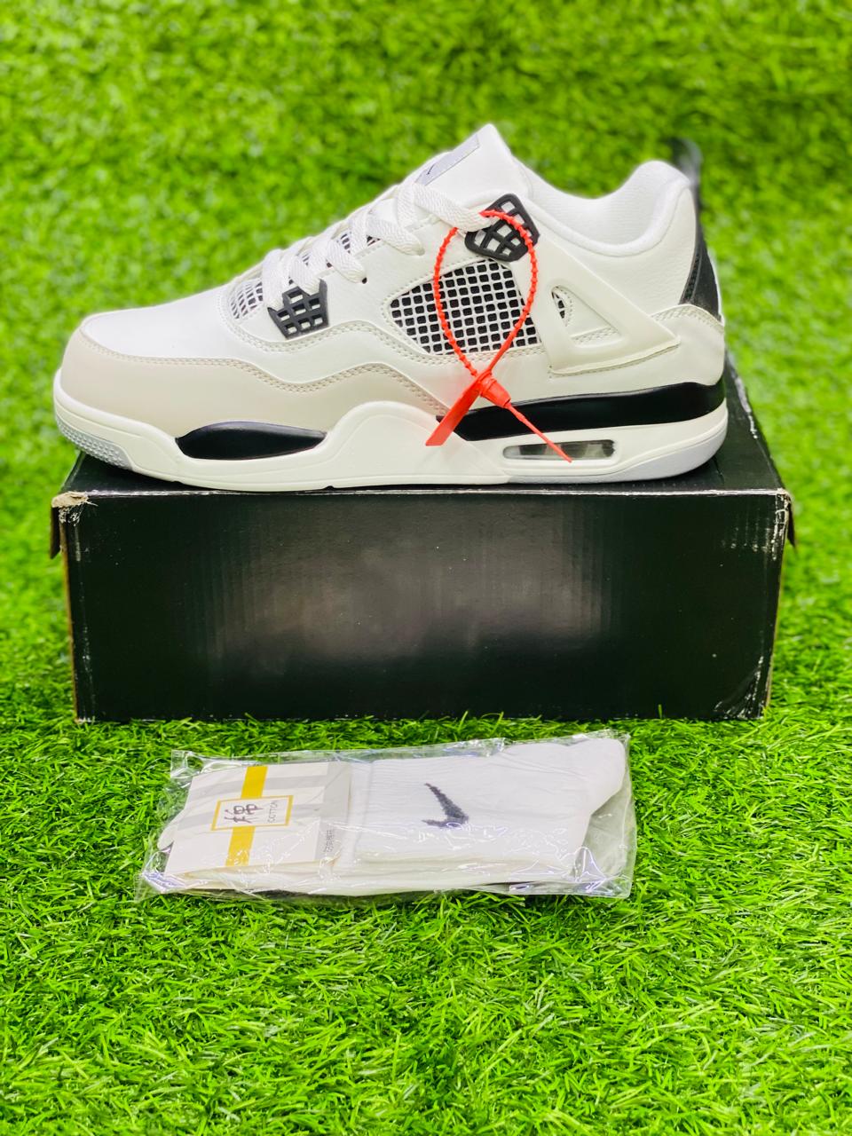 AJ4 Military White