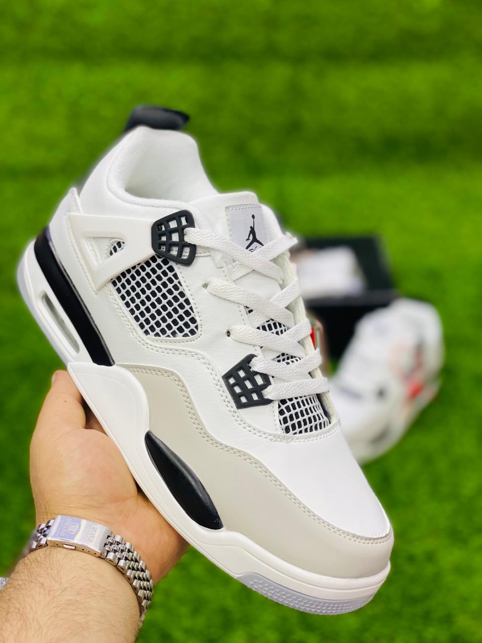 AJ4 Military White