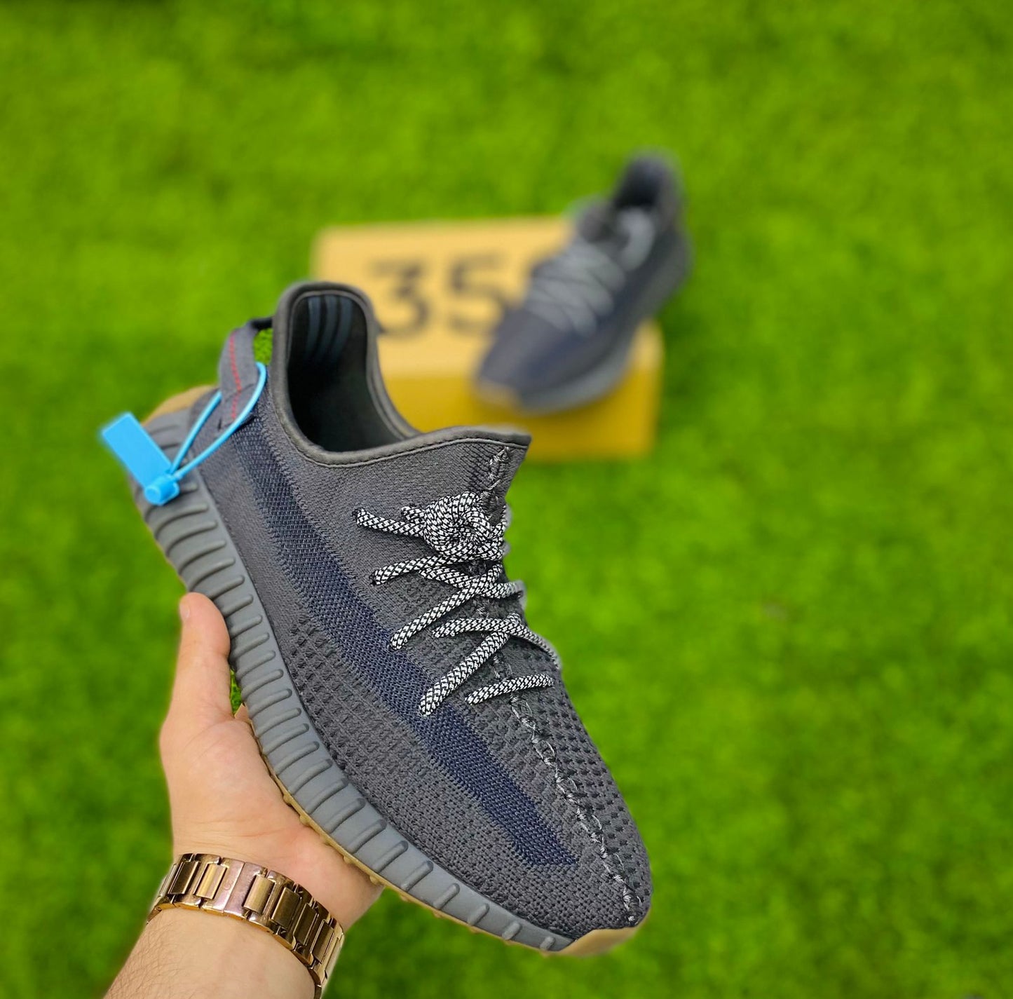 "Yeezy" Boost 350 V2 Grey Shoes Sneakers