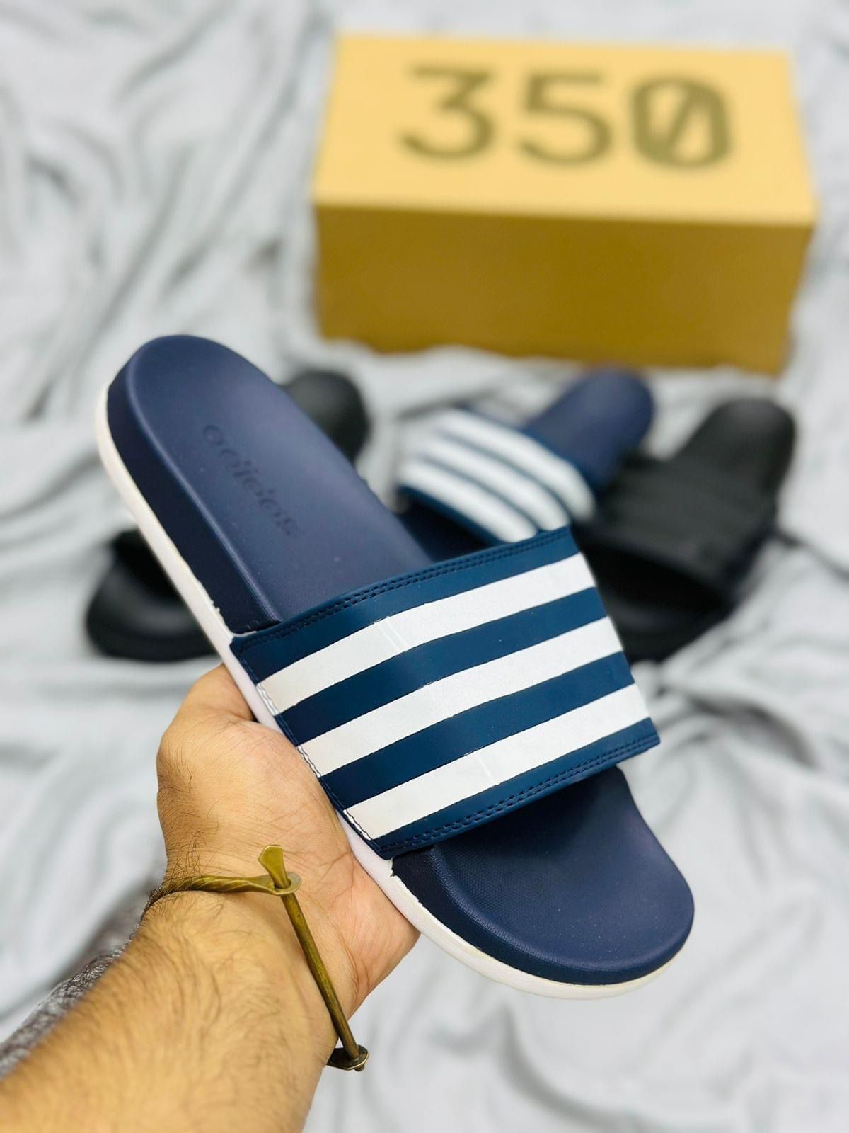 "'-Adidas-" Slippers | 8001 Navy