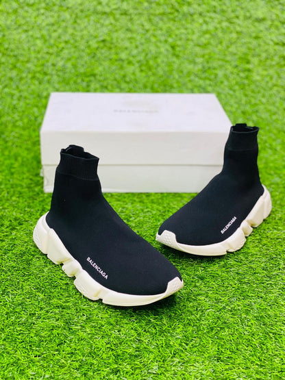 "Balenciaga" Speed Trainers (Dual White)