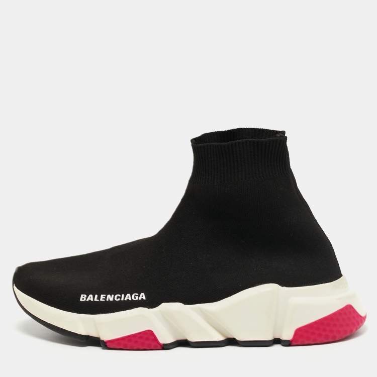 "Balenciaga" Speed Trainers (Bred) | Black & Red