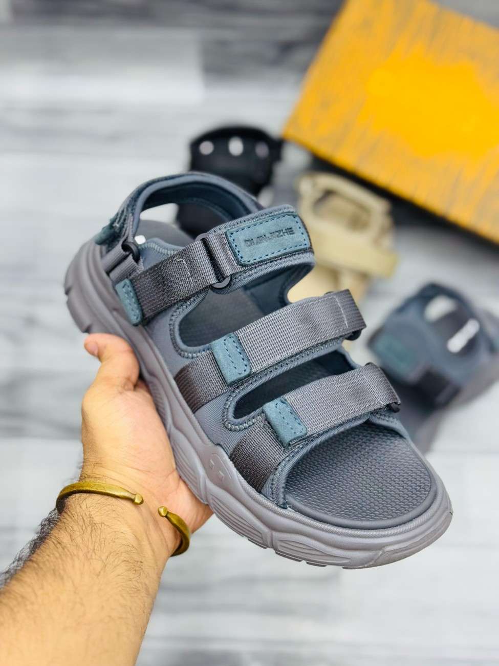 DANIZHE Sandals Grey 002