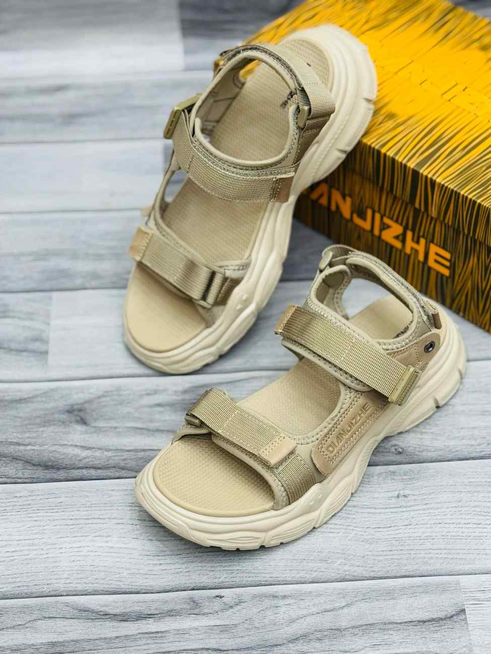 DANIZHE Sandals Khaki 001