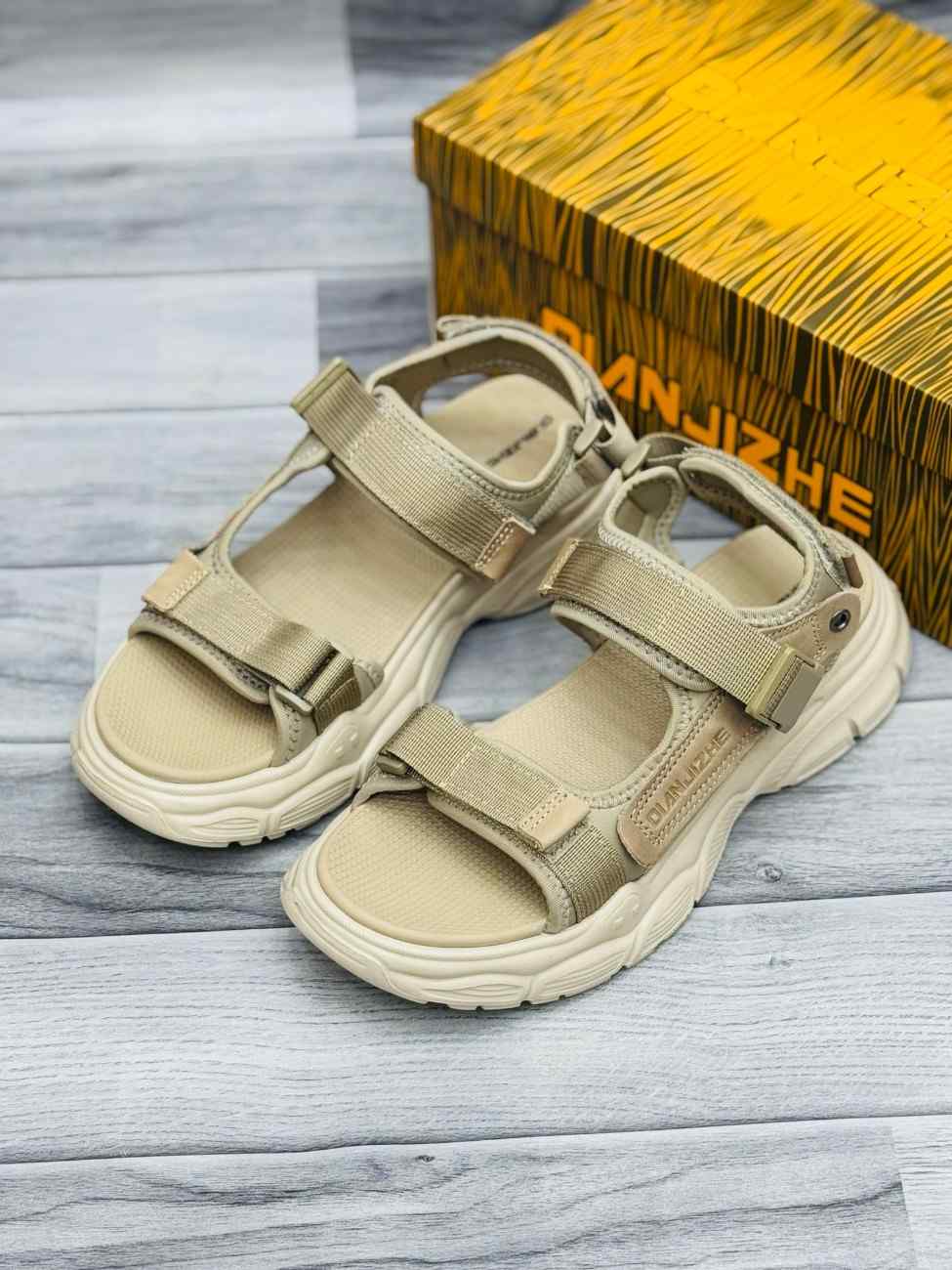 DANIZHE Sandals Khaki 001