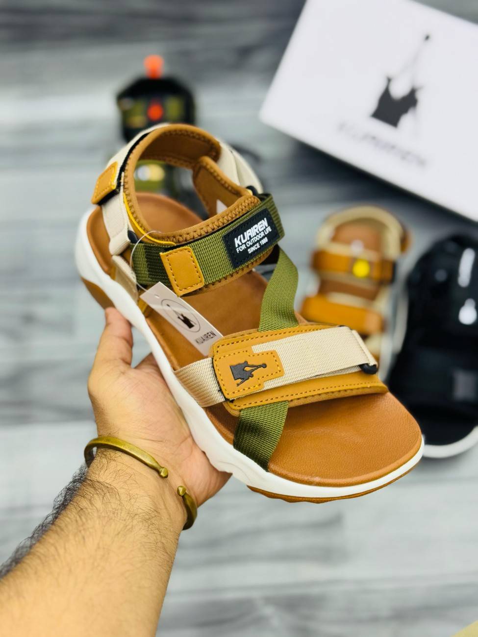 POLO “KUAIREN” Sandals Khaki 003