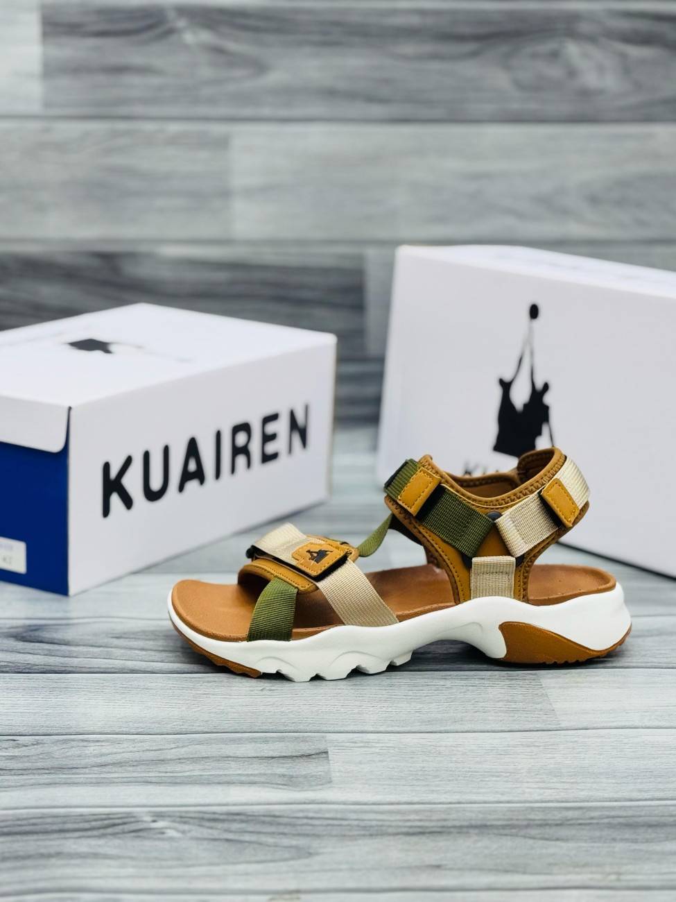 POLO “KUAIREN” Sandals Khaki 003