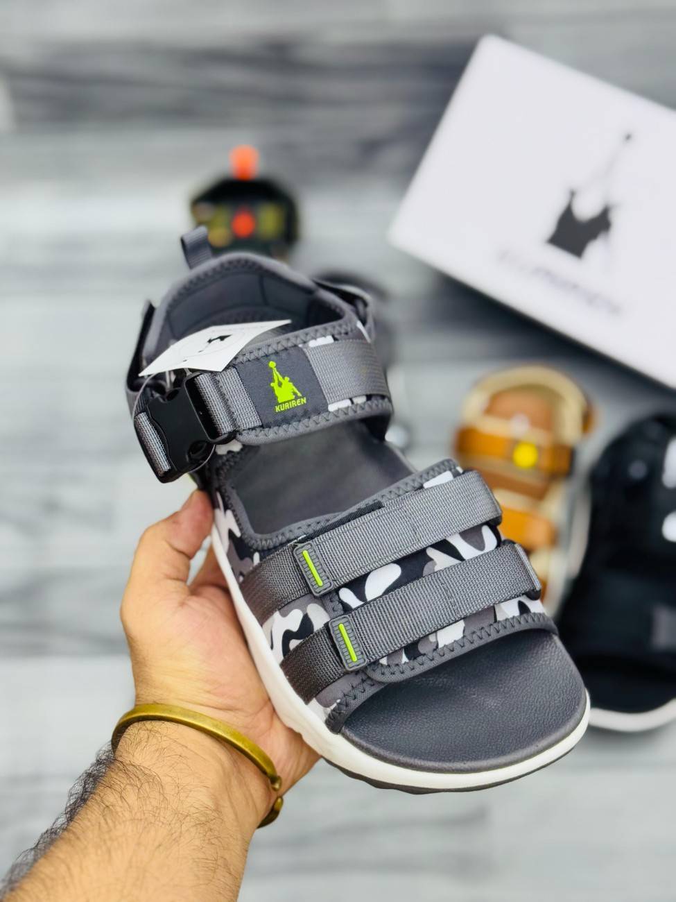 POLO “KUAIREN” Sandals Grey 001