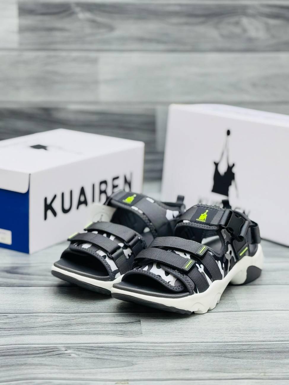 POLO “KUAIREN” Sandals Grey 001