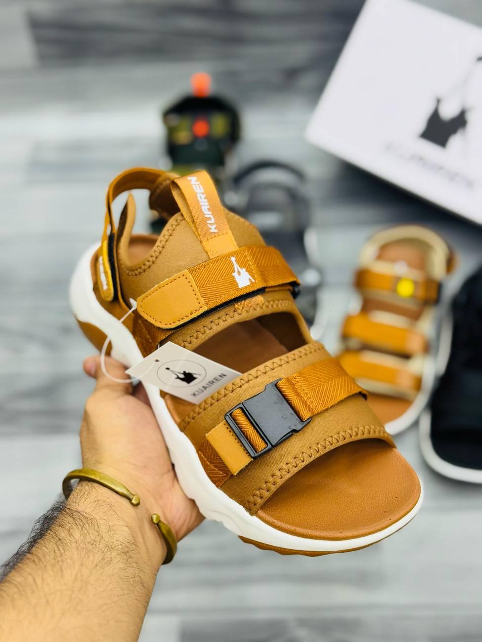 POLO “KUAIREN” Sandals Khaki