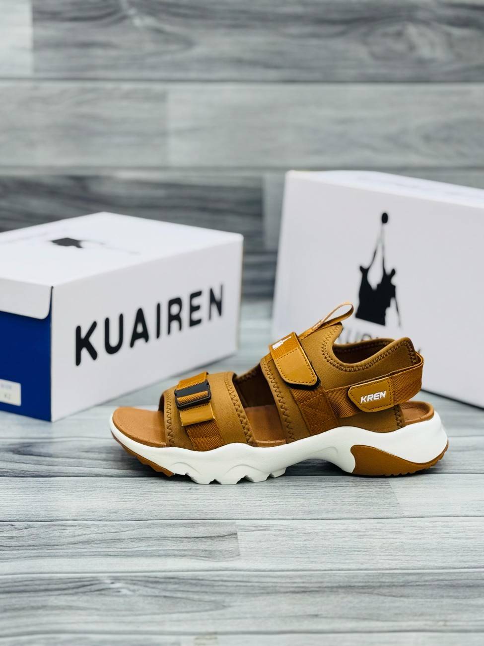 POLO “KUAIREN” Sandals Khaki